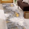 World Rug Gallery Bari Contemporary Abstract Art Runner Rug 2'x7' Yellow 4055YELLOW2X7 - alternate 2